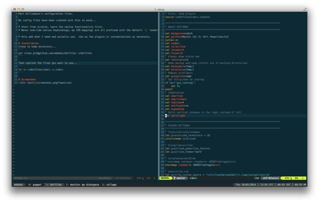 Vim Tmux Workflow